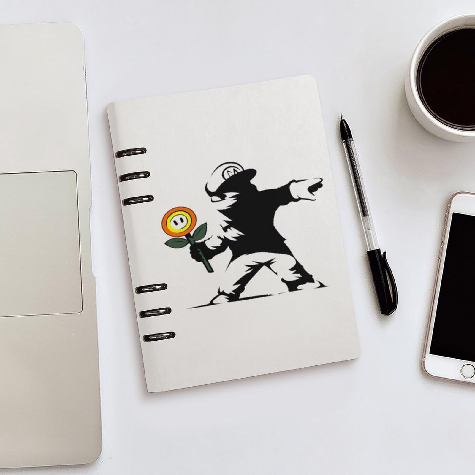 Amazon | ノートブック Banksy バンクシー 落書きアート ルーズリーフ